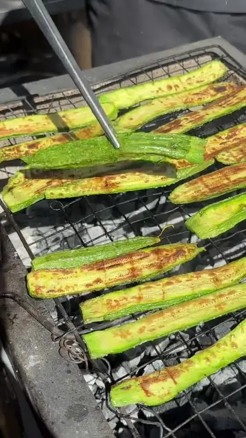 Whipped Ricotta with Grilled Courgettes