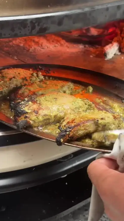 Wood Fired Marinated Lamb Chops